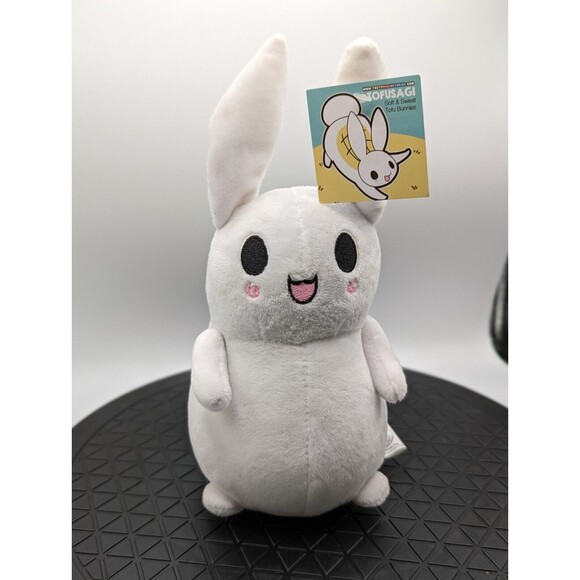 Tofusagi Plush Tasty Peach Studios White Bunny Rabbit 9" - Picture 1 of 8